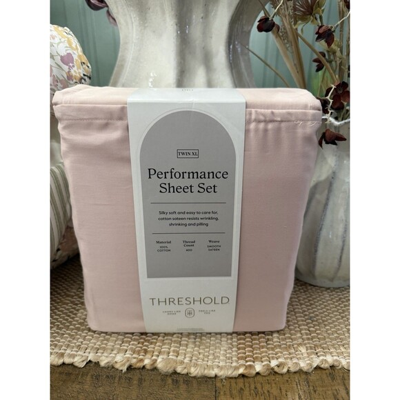 Twin XL Studio McGee Comforter Set + Blush 400TC Performance Sheets NEW - Picture 4 of 15